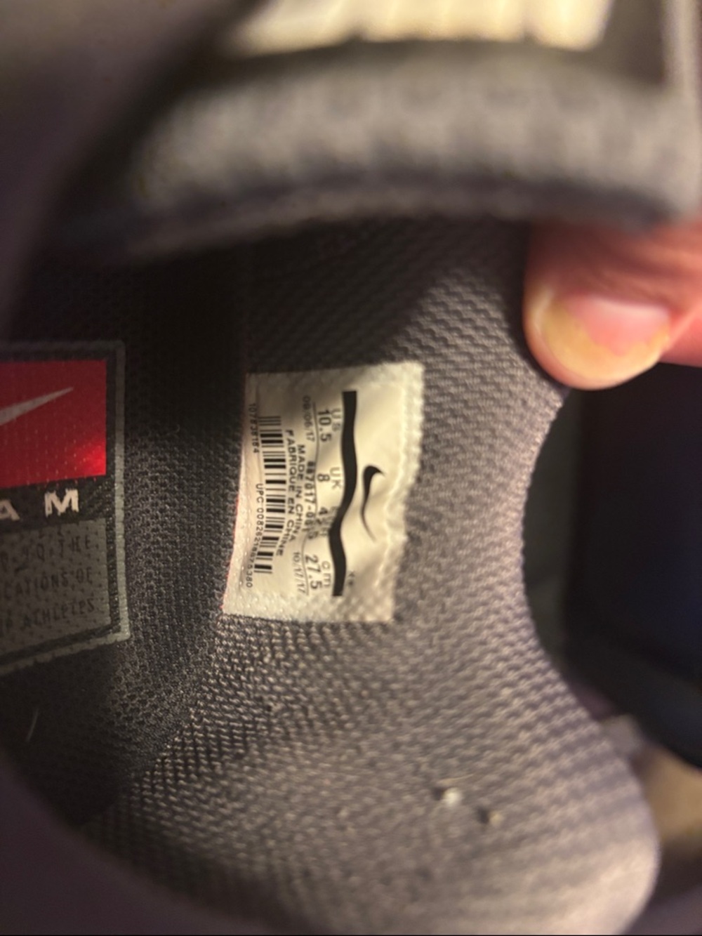 Nike Gray Athletic Sneakers with White Swoosh - Picture 3 of 8